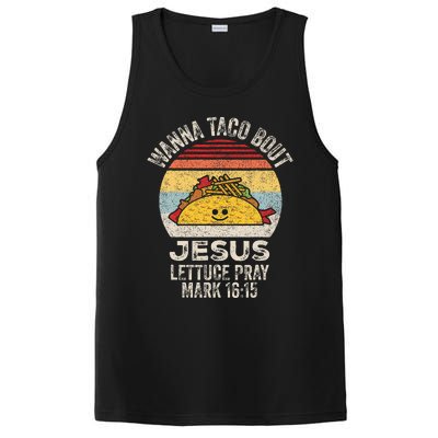 Wanna Taco Bout Jesus Cinco De Mayo Christian PosiCharge Competitor Tank