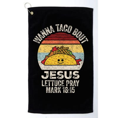 Wanna Taco Bout Jesus Cinco De Mayo Christian Golf Towel