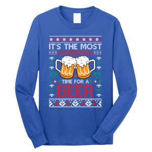 Wonderful Time Beer Ugly Christmas Sweaters Gift Long Sleeve Shirt