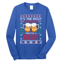 Wonderful Time Beer Ugly Christmas Sweaters Gift Long Sleeve Shirt