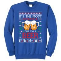 Wonderful Time Beer Ugly Christmas Sweaters Gift Sweatshirt