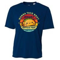 Wanna Taco Bout Jesus Cinco De Mayo Pun Christian Cooling Performance Crew T-Shirt