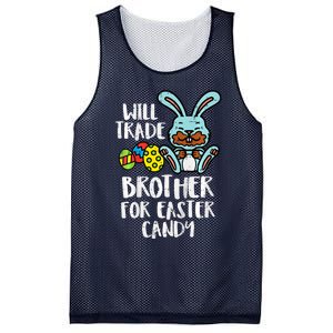 Will Trade Brother For Easter Candy Funny Family Mesh Reversible Basketball Jersey Tank