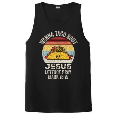 Wanna Taco Bout Jesus Cinco De Mayo Women Christian PosiCharge Competitor Tank