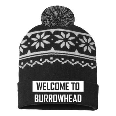 Welcome To Burrowhead Cincy Cincinati USA-Made Snowflake Beanie