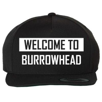 Welcome To Burrowhead Cincy Cincinati Wool Snapback Cap