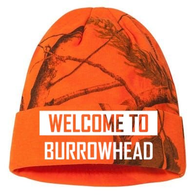 Welcome To Burrowhead Cincy Cincinati Kati Licensed 12" Camo Beanie