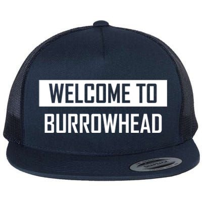 Welcome To Burrowhead Cincy Cincinati Flat Bill Trucker Hat