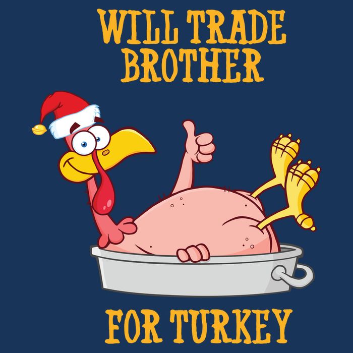 Will Trade Brother For Turkey Funny Thanksgiving Cooling Performance Crew T-Shirt