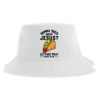 Wanna Taco Bout Jesus Funny Christian Sustainable Bucket Hat