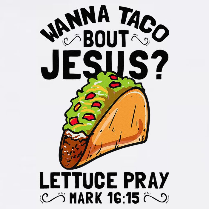 Wanna Taco Bout Jesus Funny Christian Cooling Performance Long Sleeve Crew