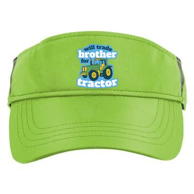 Will Trade Brother For Tractor Funny Adult Drive Performance Visor