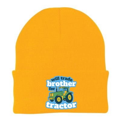 Will Trade Brother For Tractor Funny Knit Cap Winter Beanie