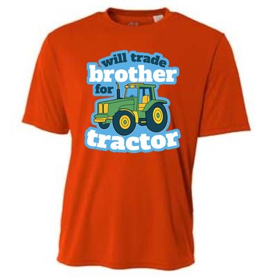 Will Trade Brother For Tractor Funny Cooling Performance Crew T-Shirt