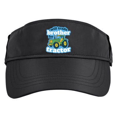 Will Trade Brother For Tractor Funny Adult Drive Performance Visor