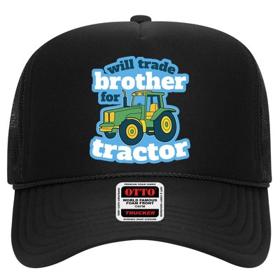 Will Trade Brother For Tractor Funny Trucker Hat