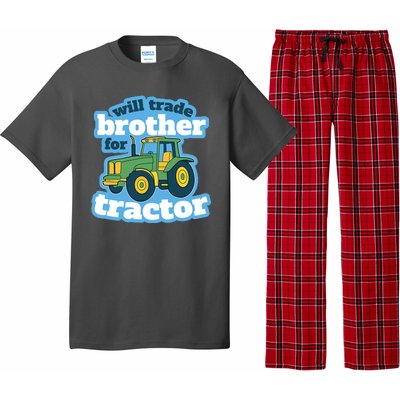 Will Trade Brother For Tractor Funny Pajama Set