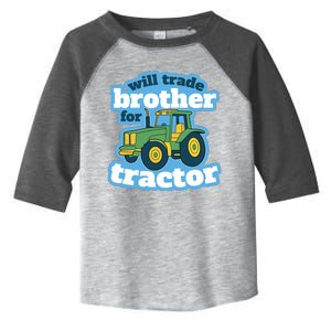 Will Trade Brother For Tractor Funny Toddler Fine Jersey T-Shirt