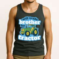 Will Trade Brother For Tractor Funny Tank Top