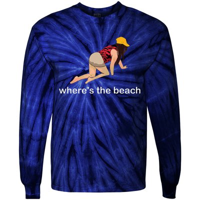 WhereS The Beach Tie-Dye Long Sleeve Shirt