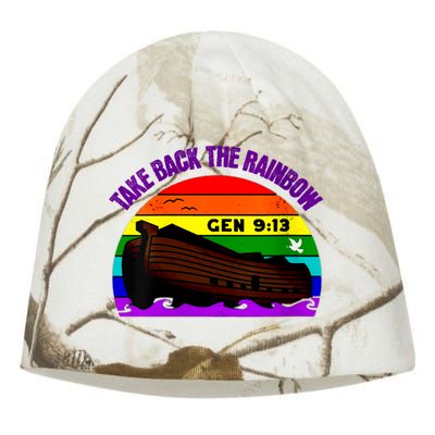 Womens Take Back The Rainbow Pride In Gods Covenant And Promise Kati - Camo Knit Beanie