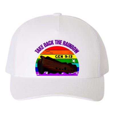 Womens Take Back The Rainbow Pride In Gods Covenant And Promise Yupoong Adult 5-Panel Trucker Hat