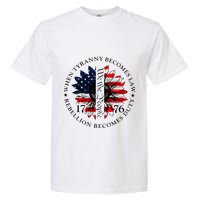 When Tyranny Becomes Law Rebellion Becomes Duty Garment-Dyed Heavyweight T-Shirt