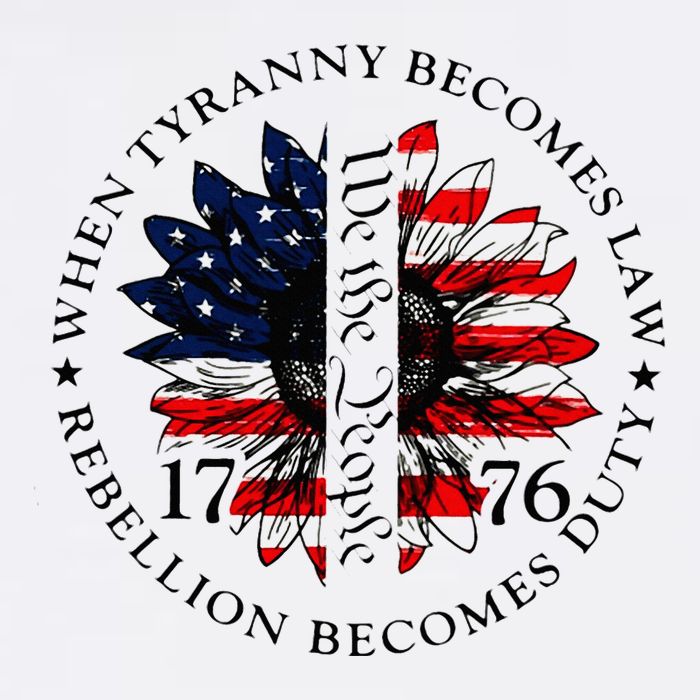 When Tyranny Becomes Law Rebellion Becomes Duty Garment-Dyed Heavyweight T-Shirt