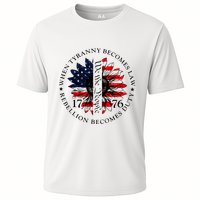 When Tyranny Becomes Law Rebellion Becomes Duty Cooling Performance Crew T-Shirt