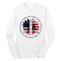 When Tyranny Becomes Law Rebellion Becomes Duty Long Sleeve Shirt