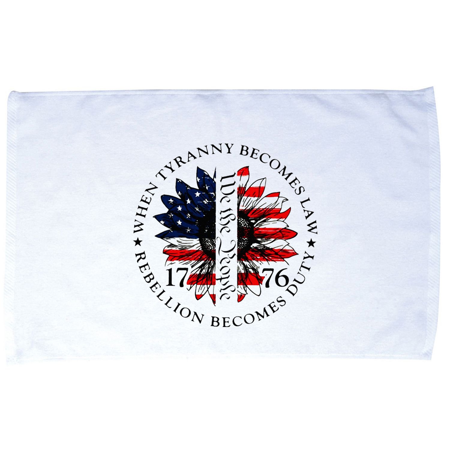 When Tyranny Becomes Law Rebellion Becomes Duty Microfiber Hand Towel