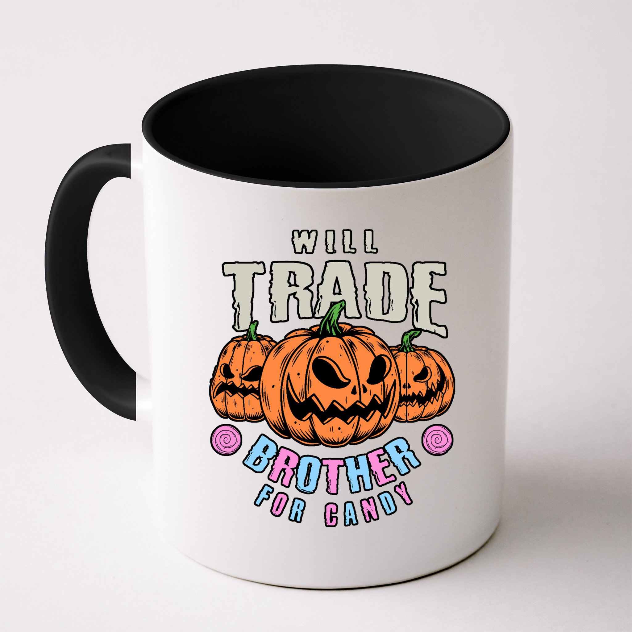 Will Trade Brother For Candy Funny Halloween Shirt Mug