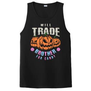 Will Trade Brother For Candy Funny Halloween Shirt PosiCharge Competitor Tank