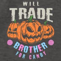 Will Trade Brother For Candy Funny Halloween Shirt Vector Backpack
