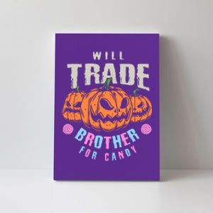 Will Trade Brother For Candy Funny Halloween Shirt Canvas