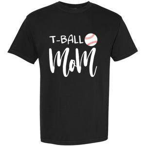 Wo T Ball Mom Tee Ball Christmas V-Neck Garment-Dyed Heavyweight T-Shirt