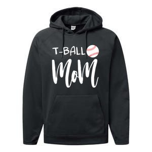 Wo T Ball Mom Tee Ball Christmas V-Neck Performance Fleece Hoodie