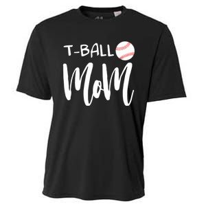 Wo T Ball Mom Tee Ball Christmas V-Neck Cooling Performance Crew T-Shirt