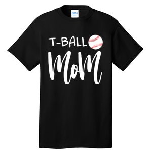 Wo T Ball Mom Tee Ball Christmas V-Neck Tall T-Shirt