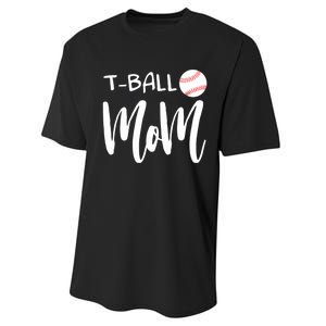 Wo T Ball Mom Tee Ball Christmas V-Neck Performance Sprint T-Shirt