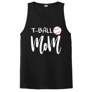 Wo T Ball Mom Tee Ball Christmas V-Neck PosiCharge Competitor Tank