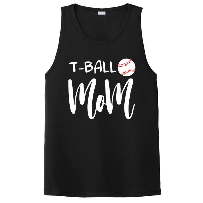 Wo T Ball Mom Tee Ball Christmas V-Neck PosiCharge Competitor Tank