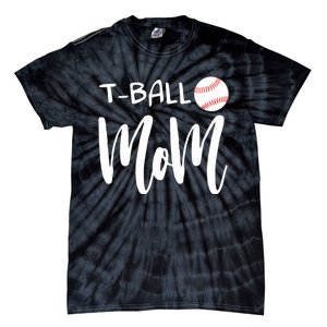 Wo T Ball Mom Tee Ball Christmas V-Neck Tie-Dye T-Shirt