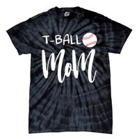 Wo T Ball Mom Tee Ball Christmas V-Neck Tie-Dye T-Shirt