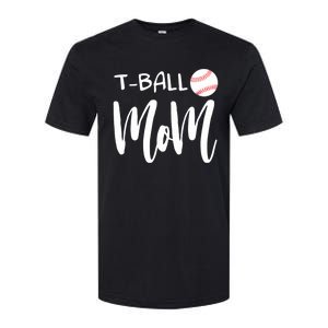 Wo T Ball Mom Tee Ball Christmas V-Neck Softstyle CVC T-Shirt