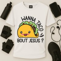 Wanna Taco Bout Jesus Cooling Performance Crew T-Shirt