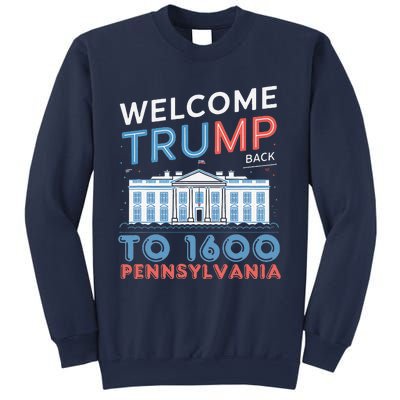 Welcome Trump Back To 1600 Pennsylvania Supporters Designa Supporters Design Sweatshirt