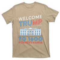 Welcome Trump Back To 1600 Pennsylvania Supporters Designa Supporters Design T-Shirt