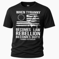 When Tyranny Becomes Law Rebellion Becomes Duty 1776 Cooling Performance Crew T-Shirt