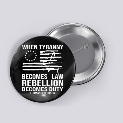When Tyranny Becomes Law Rebellion Becomes Duty 1776 Button